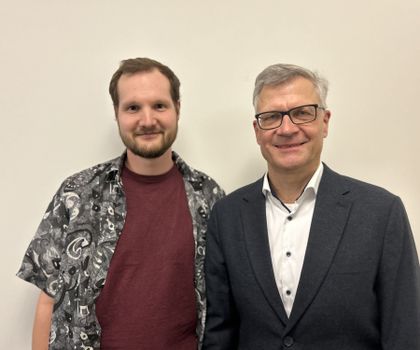 Prof. Dr. Christoph Schneider (rechts) und Till Friedmann, der Erstautor der Studie.