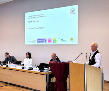 Peter Aicher, Präsident des LIV Bayern Peter Aicher, Präsident des LIV Bayern