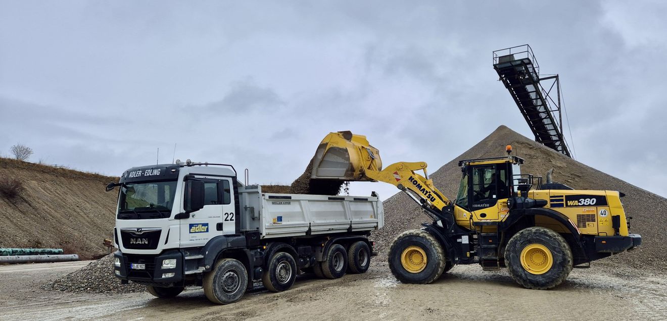 Komatsu - zuverlässig für den Betonbau Komatsu - zuverlässig für den Betonbau