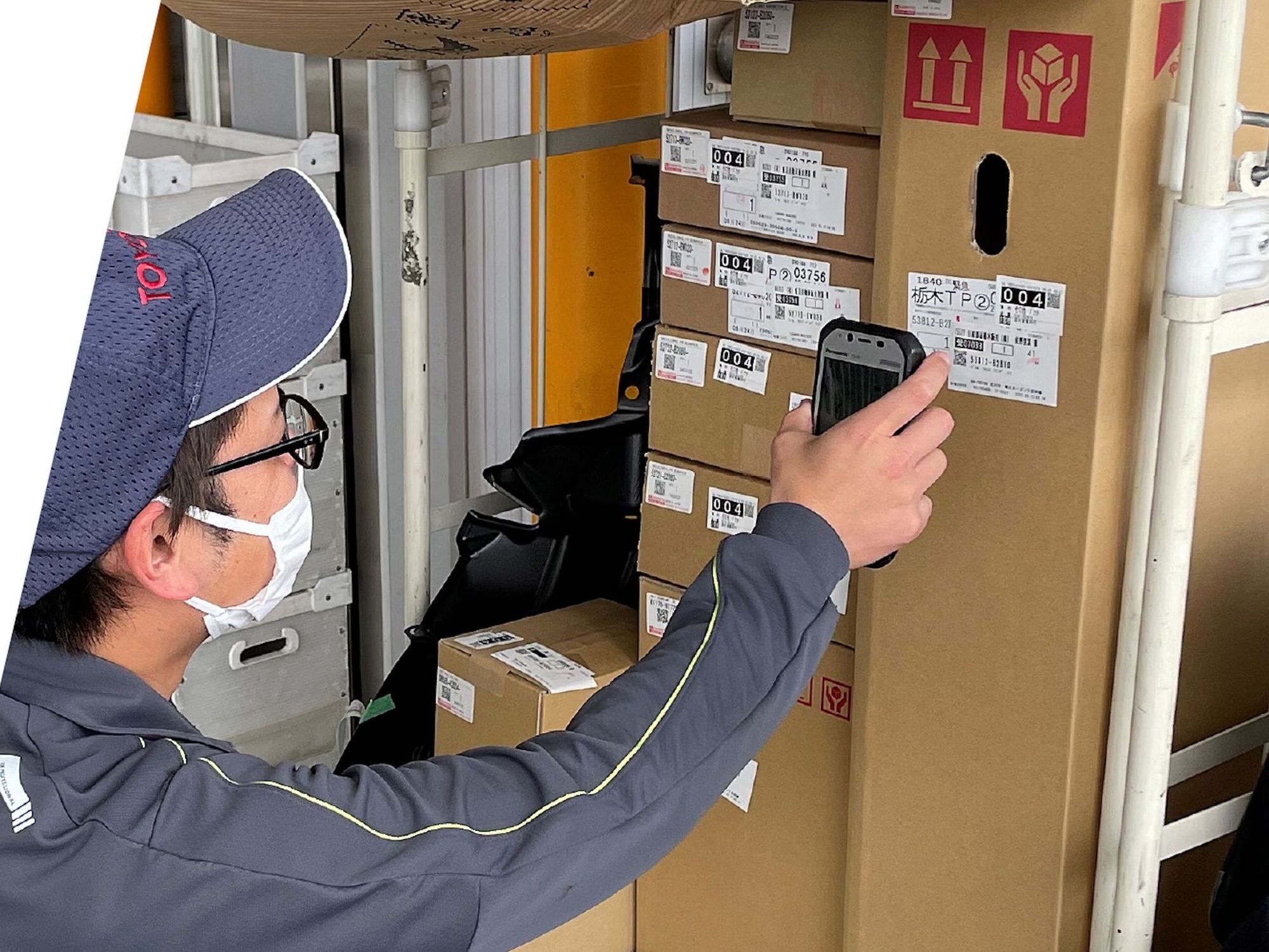 QR codes are captured with handheld devices