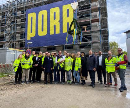 Richtfest für „Haus Linde“ im Projekt PFLEGEN & WOHNEN WILHELMSBURG
