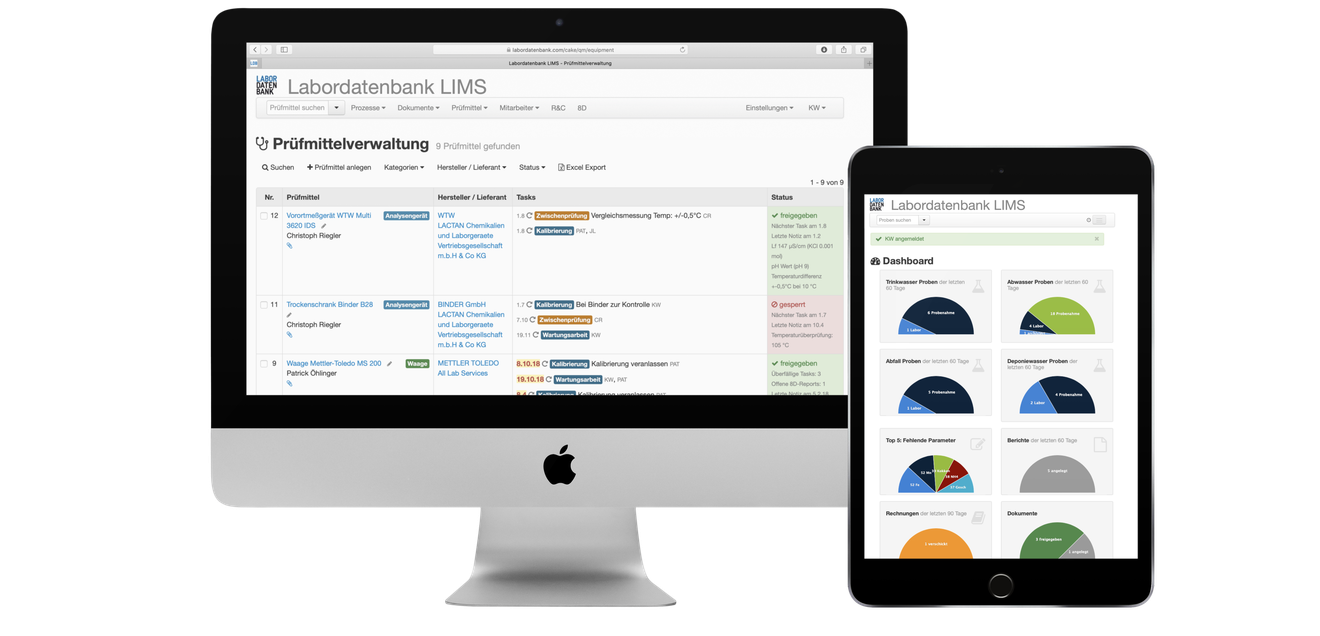 Anzeige: Labordatenbank: LIMS und QM-Anforderungen in einem System Anzeige: Labordatenbank: LIMS und QM-Anforderungen in einem System