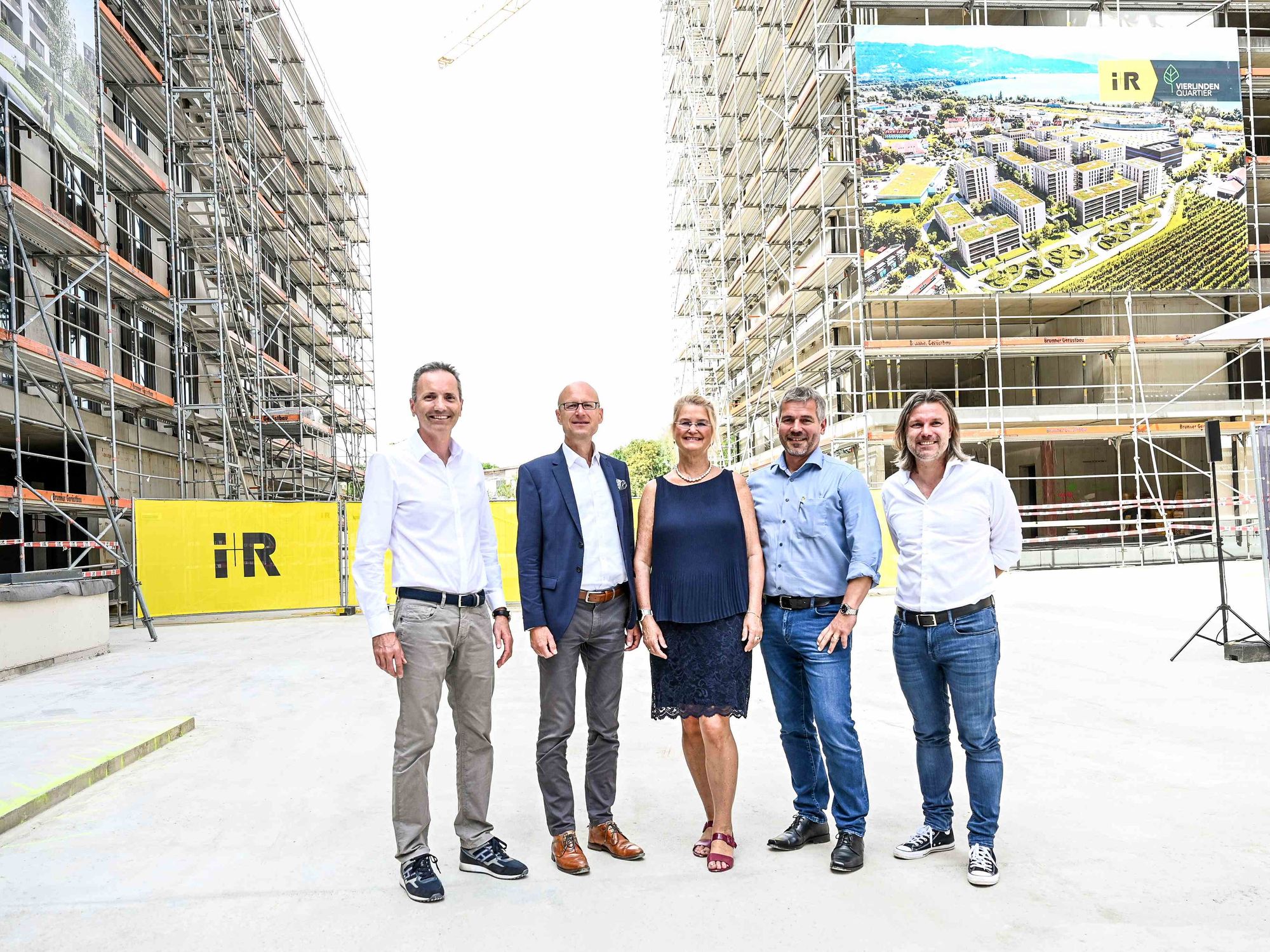 Ausgezeichnetes Projekt von i+R voll im Plan Richtfest im Lindauer Vierlinden-Quartier