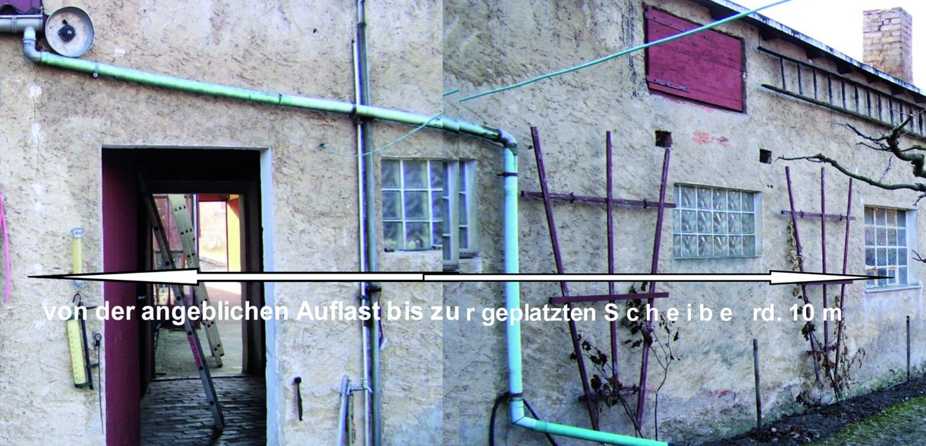 Gipsmarken und Fensterabstand Gipsmarken und Fensterabstand