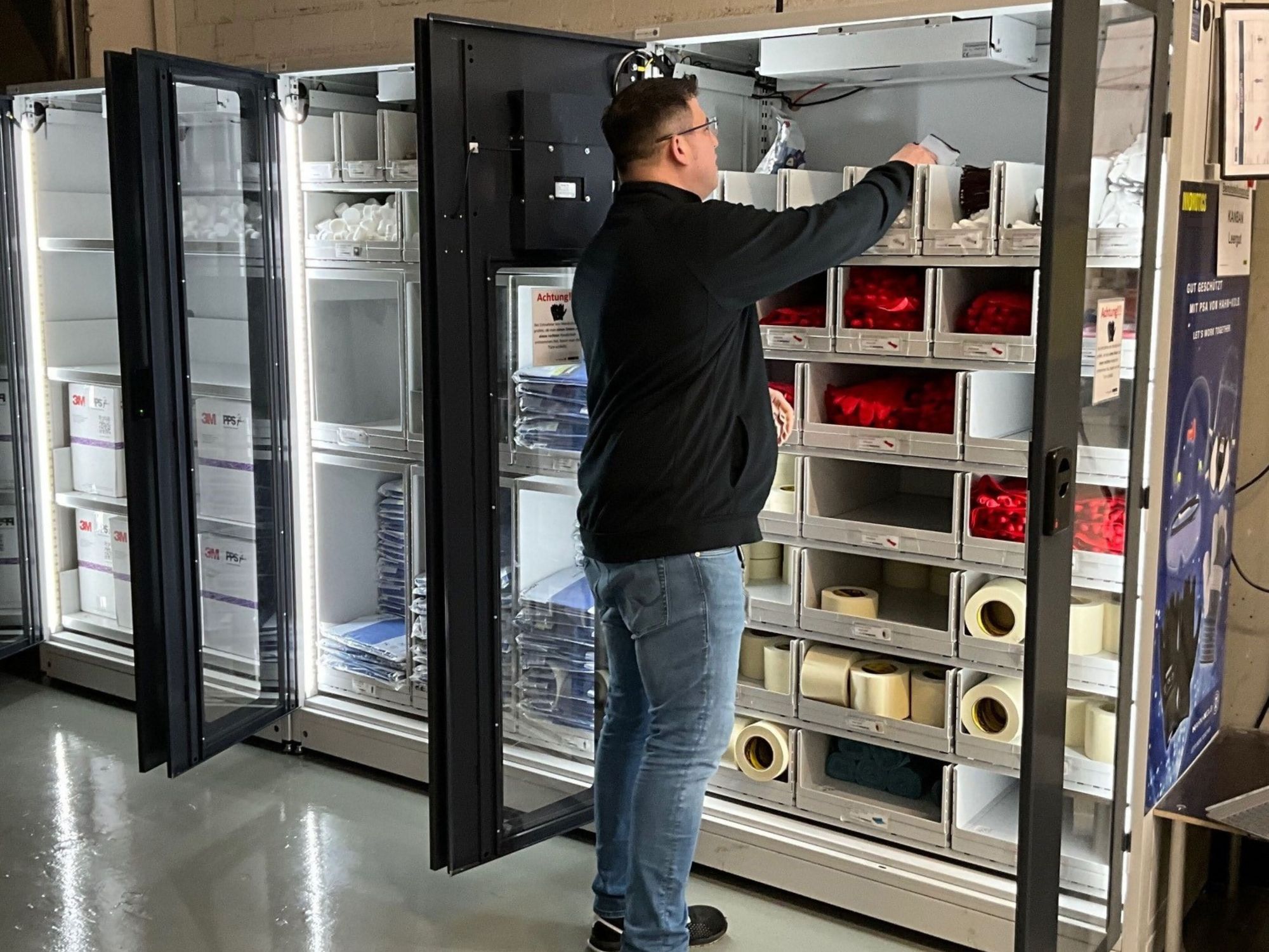 Load cell machines: Protection in the cupboard