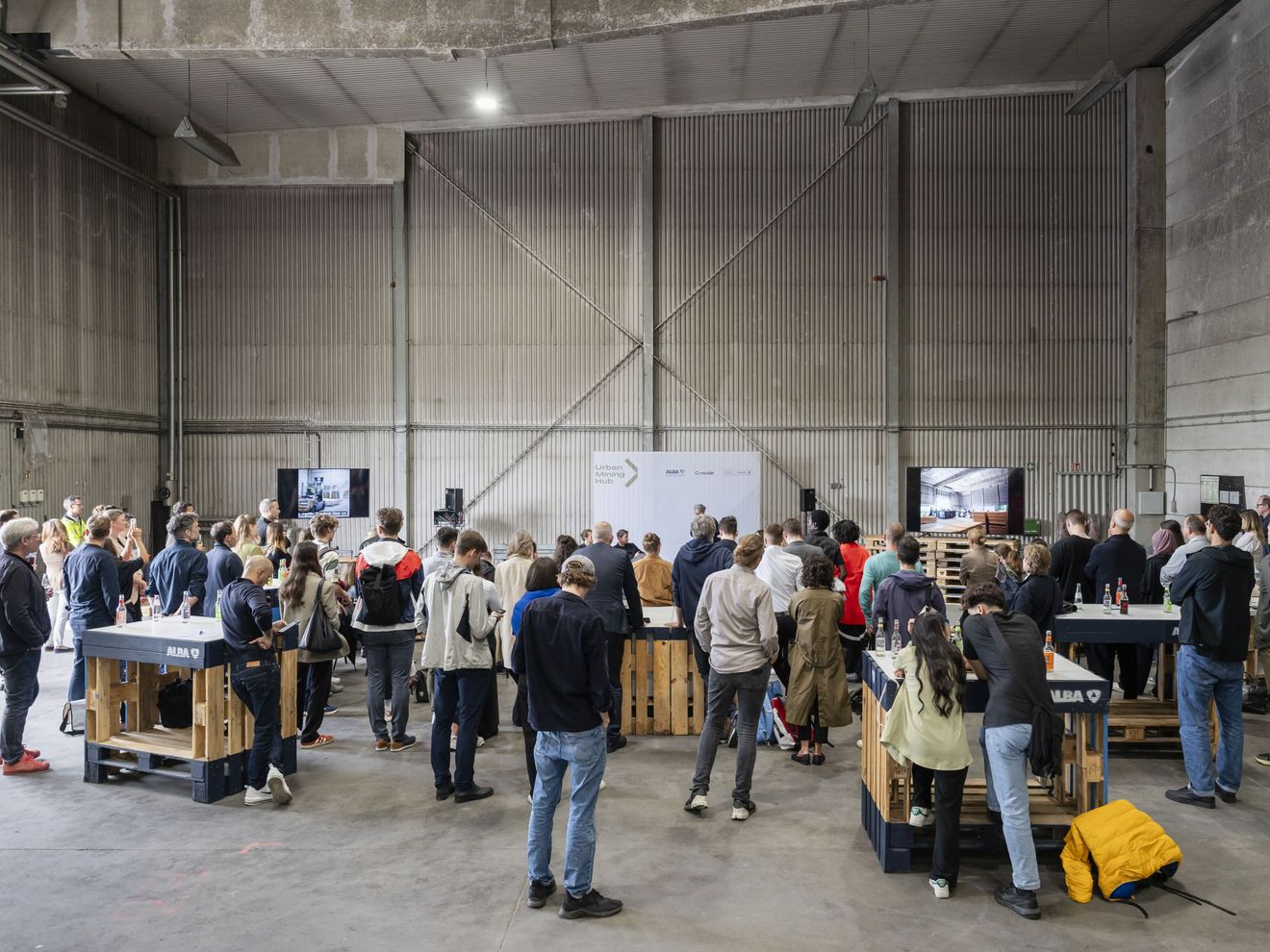 Ein Schritt zur Klimaneutralität Die Diskussion im Urban Mining Hub stieß auf großes Interesse