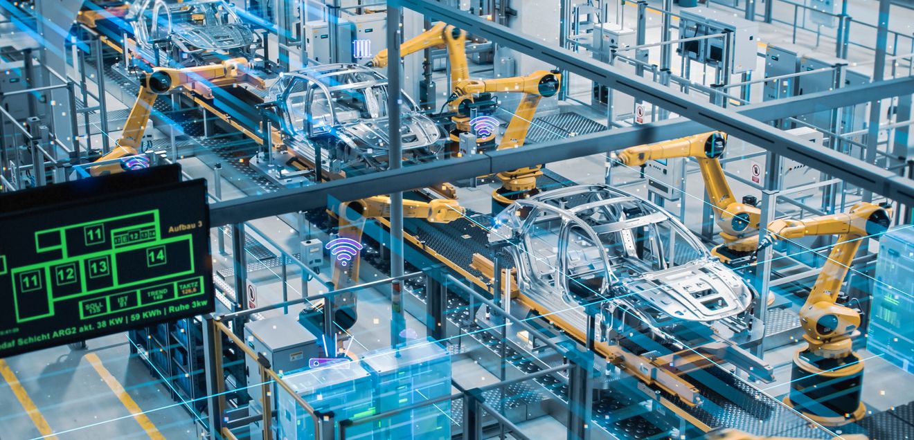 From pilot project to AI factory AI can visually monitor the efficiency of assembly lines.
