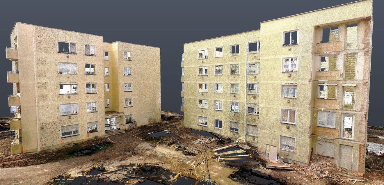 Punktwolke hilft, Holzbauelemente gezielt zu planen und zu fertigen Punktwolke hilft, Holzbauelemente gezielt zu planen und zu fertigen