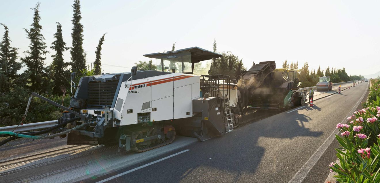 Wirtgen Group Kaltrecycling – von der Dämmerung bis zum Morgengrauen