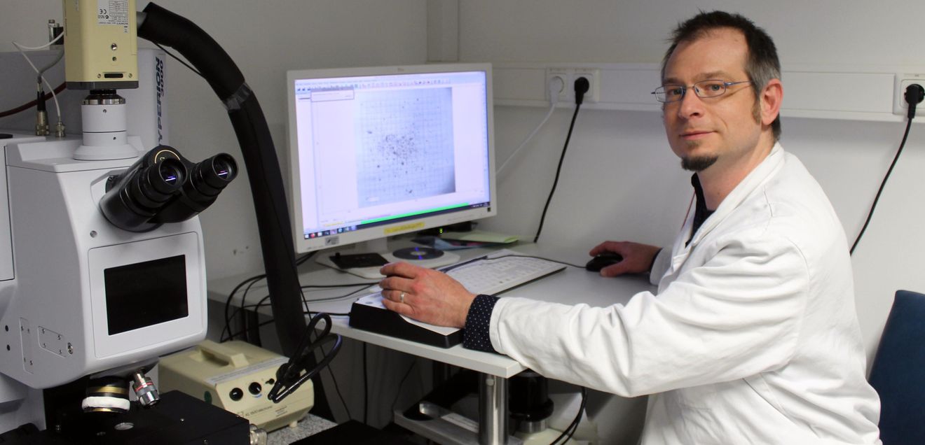 Dr. Martin Löder, Leiter der Forschungsgruppe Mikroplastik Dr. Martin Löder, Leiter der Forschungsgruppe Mikroplastik