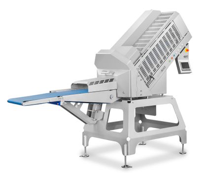 Bild 1: KFT Food Machinery entwickelt Schneidemaschinen, die in anspruchsvollen Produktionsumgebungen der Lebensmittelindustrie eingesetzt werden.