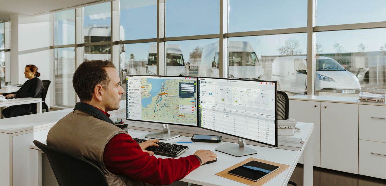 Service-Plattform für E-Fahrzeuge von Webfleet Service-Plattform für E-Fahrzeuge von Webfleet