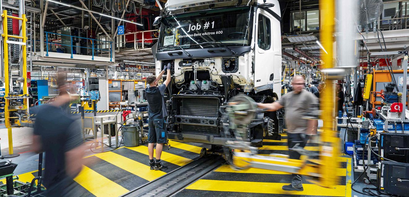 Mercedes-Benz eActros 600 production