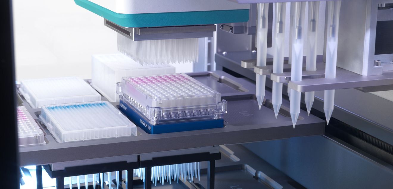 Automatisierung einer NGS-Probenvorbereitung für Plasmide und Amplikons