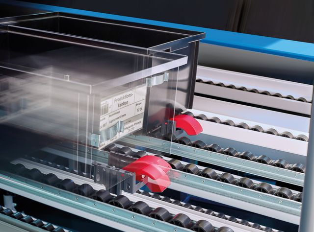 Materialabruf-System: Funknetzwerke für den Informationsfluss Materialabruf-System: Funknetzwerke für den Informationsfluss