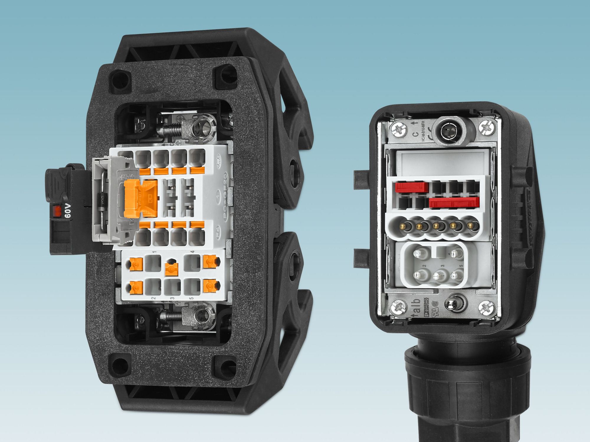 Modular contact inserts: Function for heavy-duty connectors