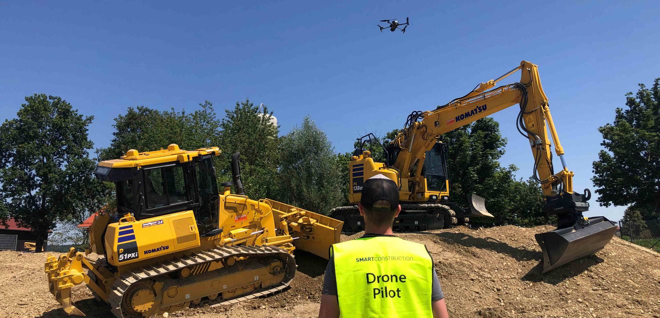 Smart Construction Partner und DJI Drohnen: Kuhn Baumaschinen Deutschland erweitert Portfolio um Zukunftstechnologien Smarte Technologien im Bau sind die Zukunft