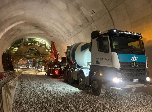Fünf Jahre Betonlieferung für die Nord‑West‑Umfahrung Meran