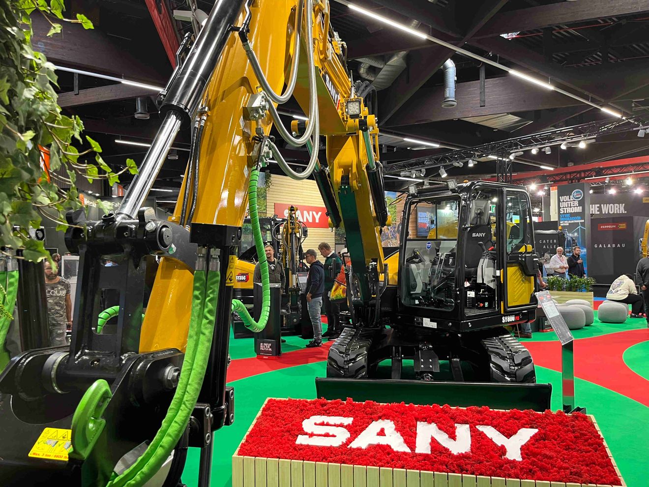 Erfolgreicher Auftritt von Sany in Nürnberg Der Stand von Sany auf der GaLaBau 2024