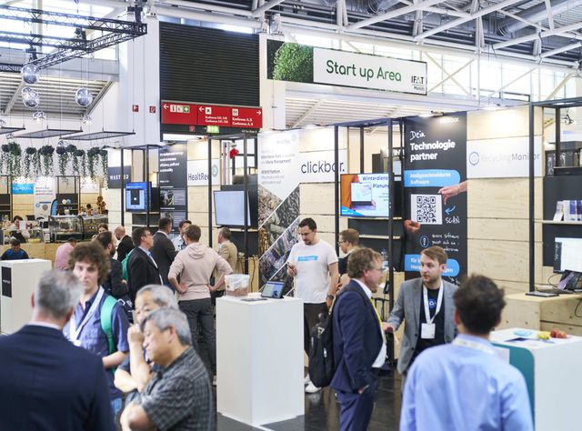 Startup Area der IFAT Munich 2026 in Halle C4. Hier zeigen rund 50 junge Unternehmen, wie sich Lösungen für einige der hartnäckigsten Probleme der Branche bauen lassen.