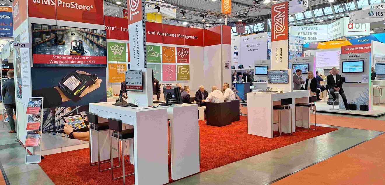 Team auf der Logimat: Logimat 2025: Austausch und wertvolle Kontakte Team auf der Logimat: Logimat 2025: Austausch und wertvolle Kontakte