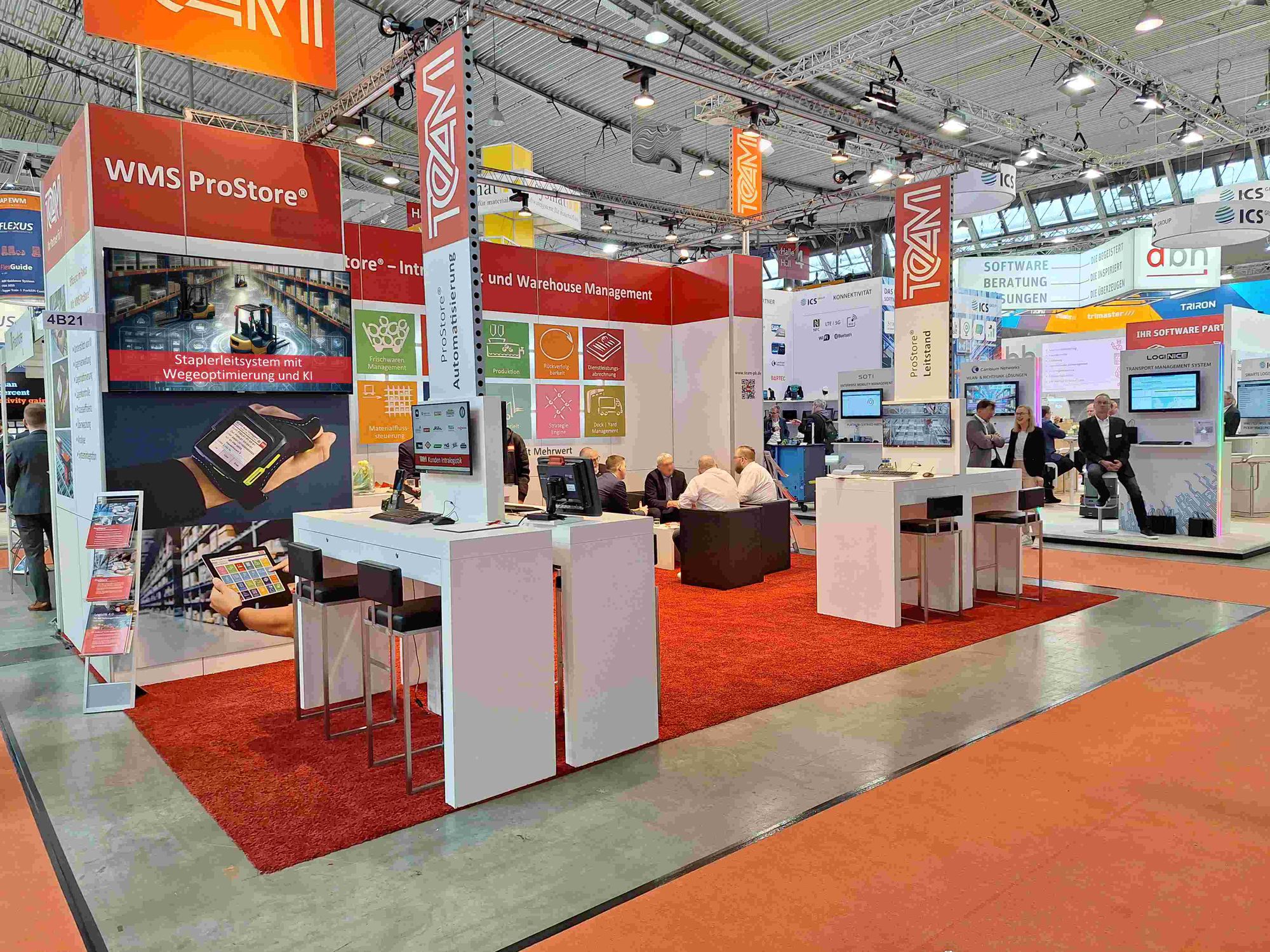 Team auf der Logimat: Logimat 2025: Austausch und wertvolle Kontakte Team auf der Logimat: Logimat 2025: Austausch und wertvolle Kontakte