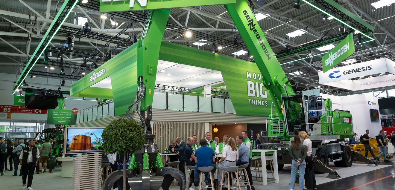 Sennebogen auf der IFAT 2026 Sennebogen auf der IFAT 2026