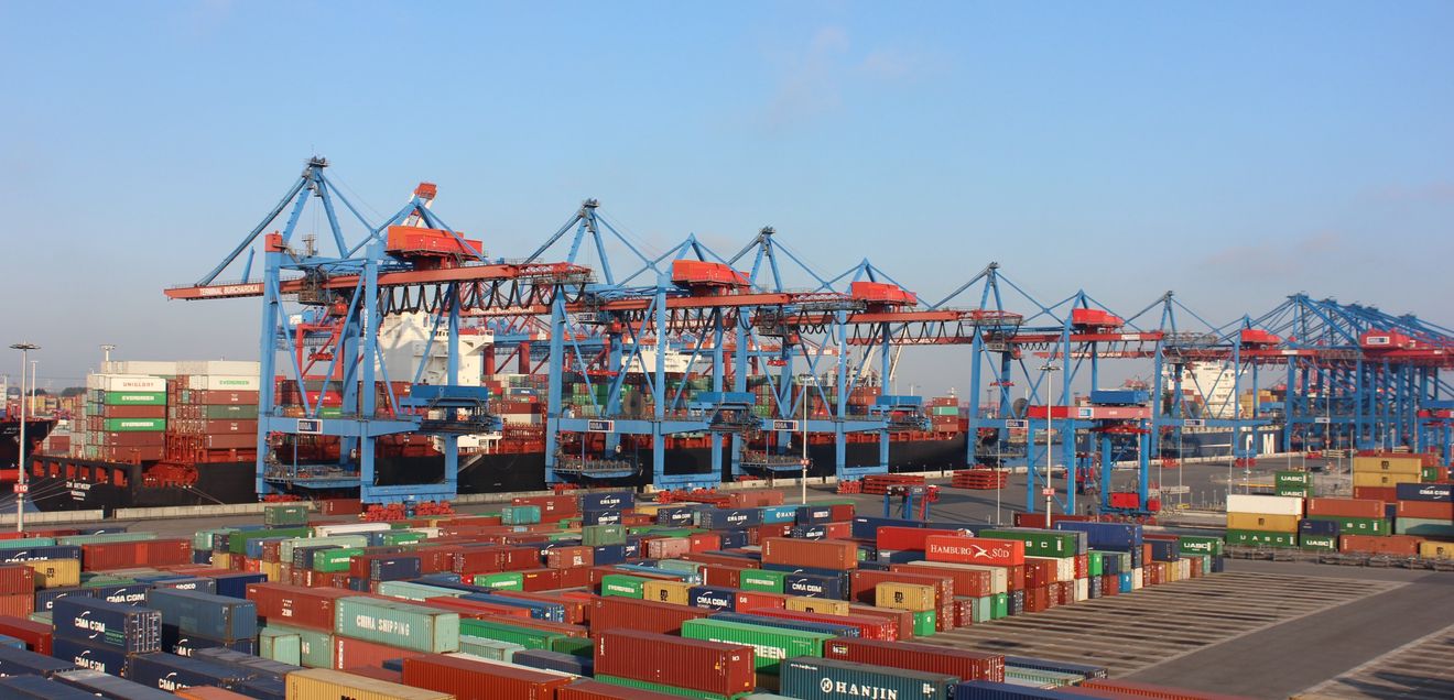 Hamburg port terminal Hamburg port terminal