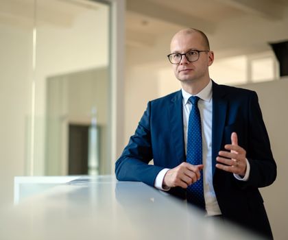 Dr. Matthias Frederichs, Hauptgeschäftsführer des BBS lächelt in die Kamera.