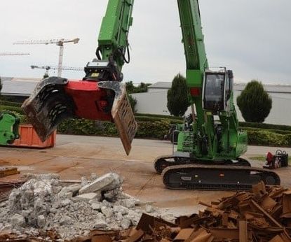 MBI Deutschland und Sennebogen für Abbruch und Recycling MBI Deutschland und Sennebogen für Abbruch und Recycling
