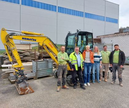 Wie M+F Bau mit dem Komatsu PC38MR-5 den Baustellenalltag optimiert Wie M+F Bau mit dem Komatsu PC38MR-5 den Baustellenalltag optimiert