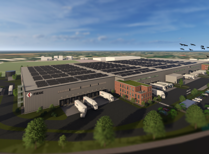 Logistikdienstleister: Fiege errichtet neues Logistikzentrum in Hessen Logistikdienstleister: Fiege errichtet neues Logistikzentrum in Hessen
