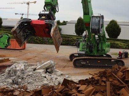 MBI Deutschland und Sennebogen für Abbruch und Recycling