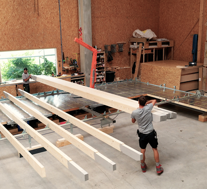 Vorfertigung mithilfe von Woodtec Fankhauser Vorfertigung mithilfe von Woodtec Fankhauser