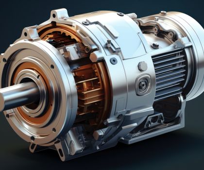 KI-generierter Elektromotor KI-generierter Elektromotor