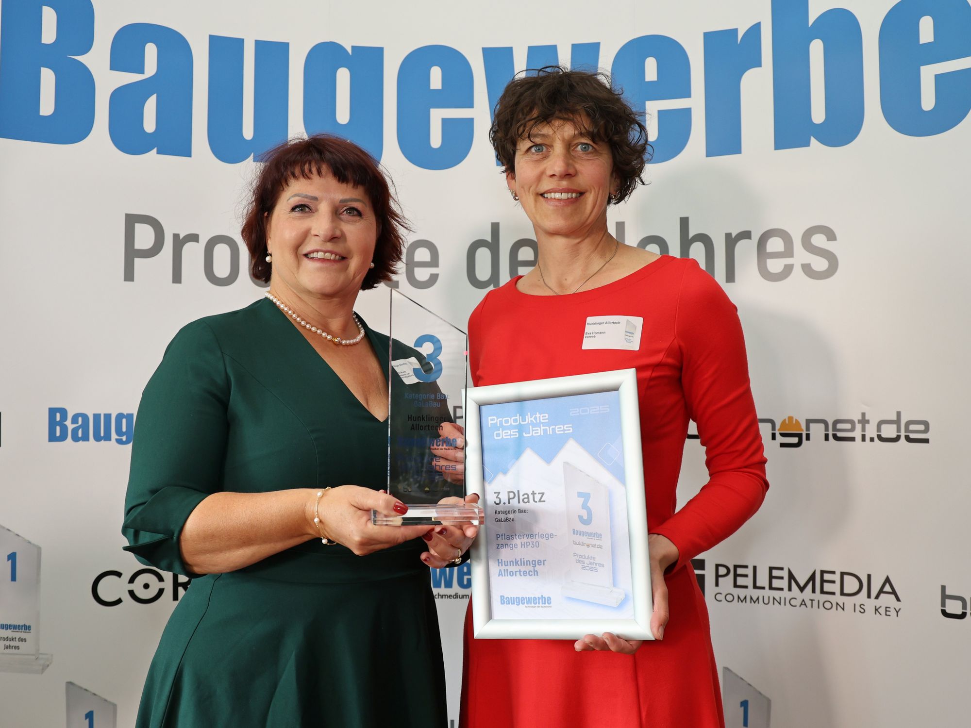 Eva Homan, Vetrieb, und Irene Wurm, Assistenz von Hunklinger Allortech