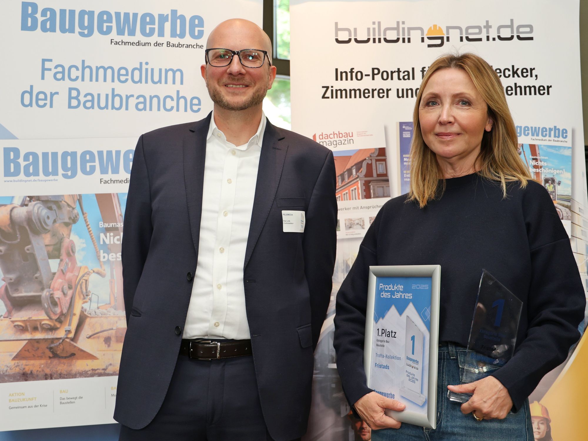 Kai Ingmar Link und Martina Günther, Area Sales Manager von Fristads