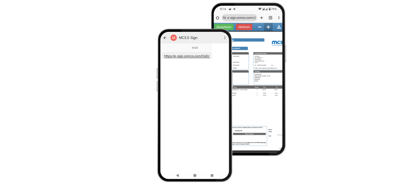 MCS Rental Software ermöglicht elektronische Unterschriften via SMS