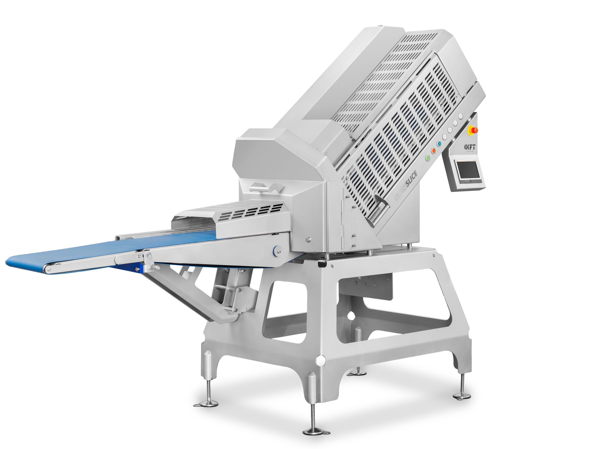 Bild 1: KFT Food Machinery entwickelt Schneidemaschinen, die in anspruchsvollen Produktionsumgebungen der Lebensmittelindustrie eingesetzt werden.