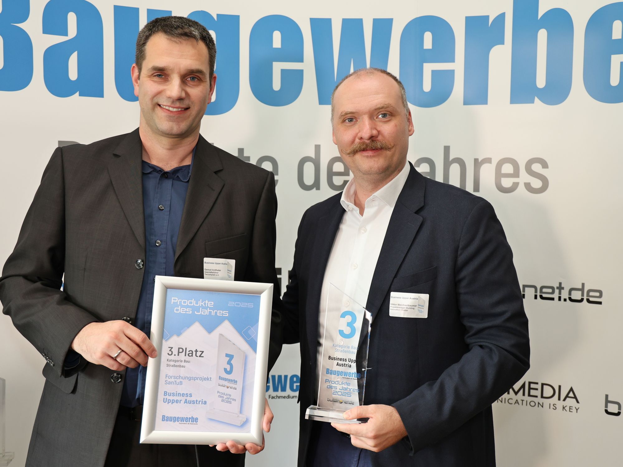 Gernot Innthaler und Viktor Weichselbaumer von Business Upper Austria
