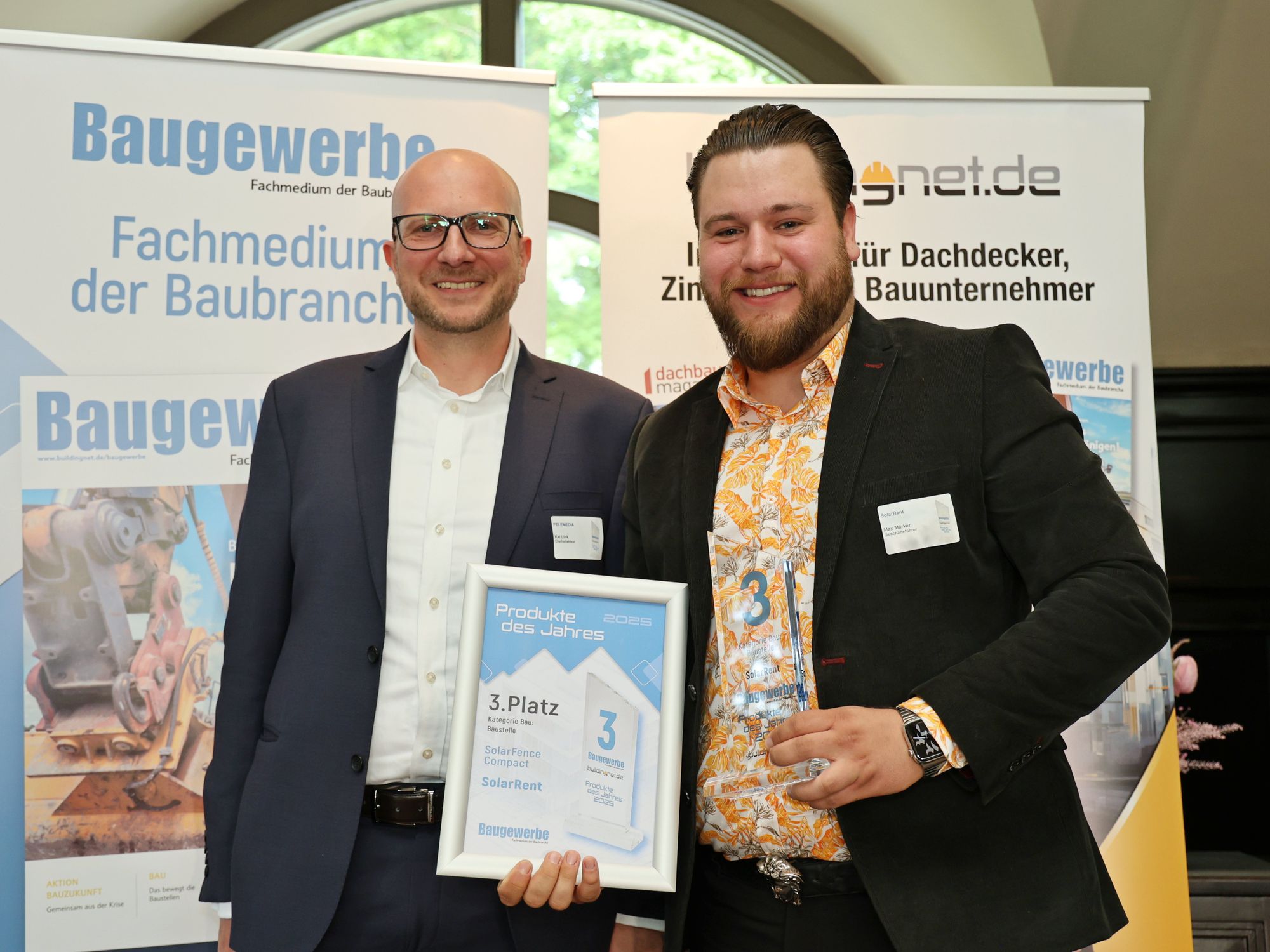 Kai Ingmar Link und Max Märker, CEO von SolarRent New Energy