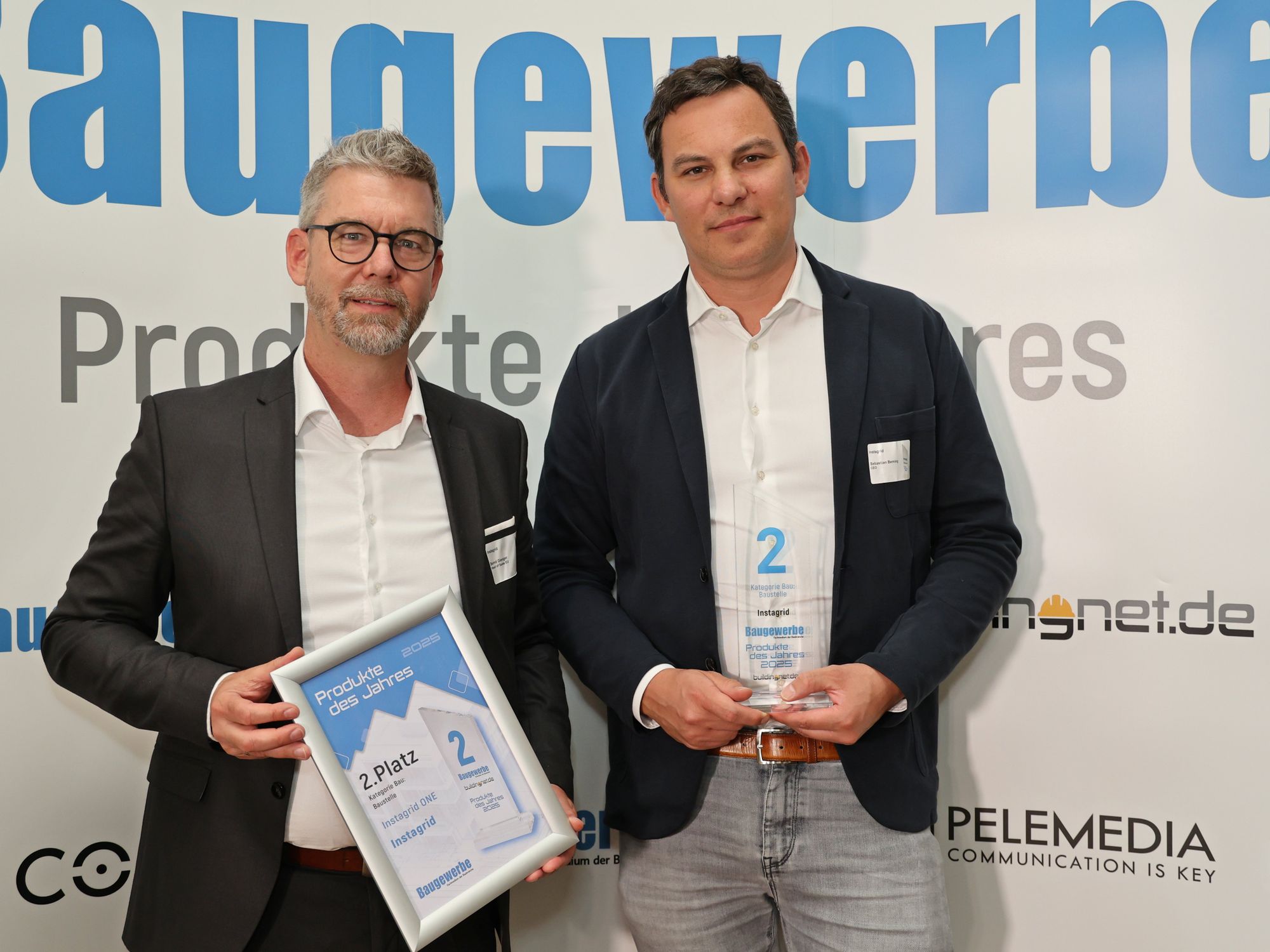 Sebastian Berning, CEO, und Bernd Gienger, Head of Sales von Instagrid (v.l.).