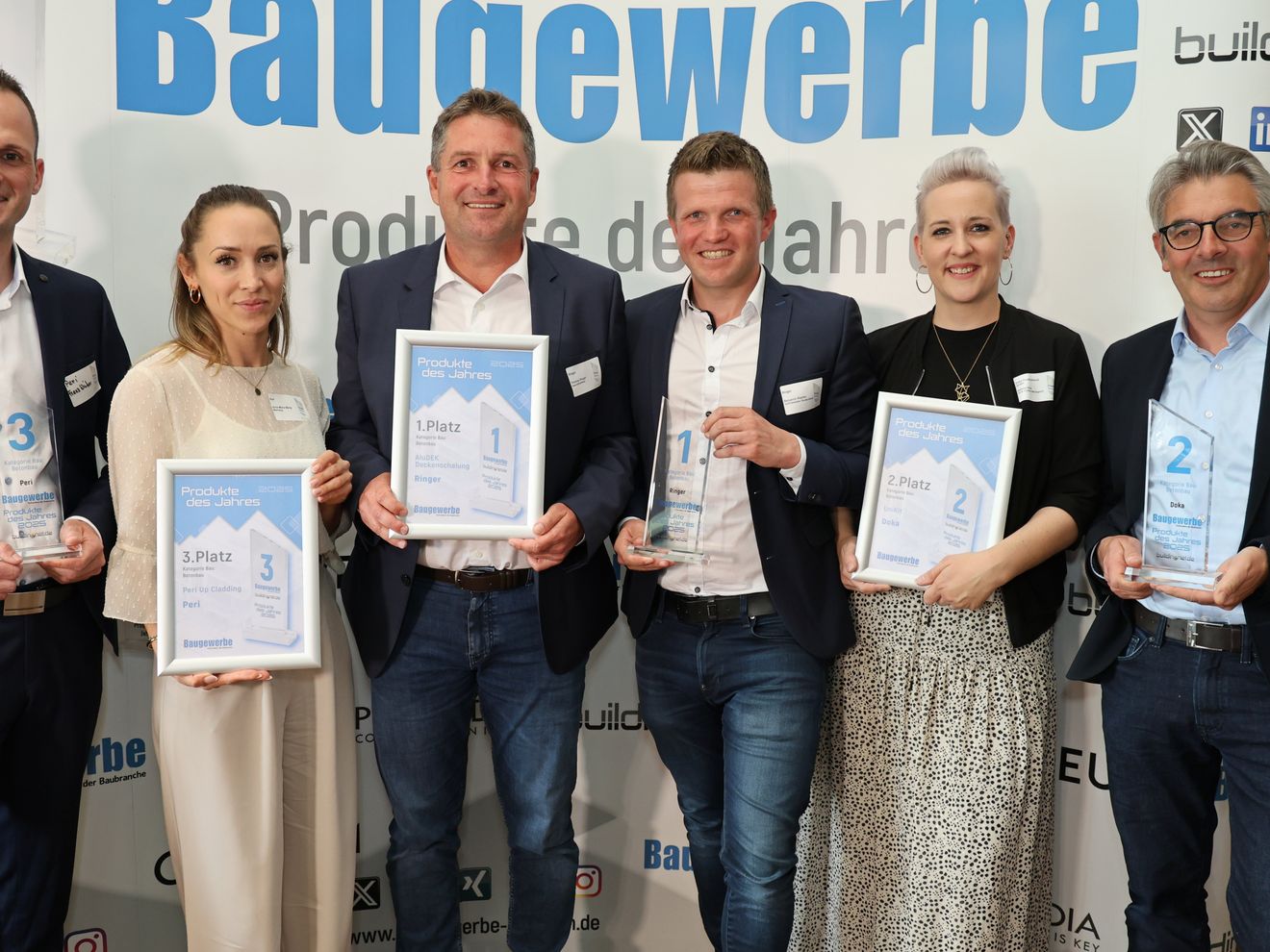Einige Preisträger der Kategorie Bau. Einige Preisträger der Kategorie Bau.