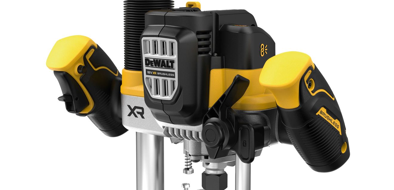 DEWALT präsentiert erste kabellose 18 Volt 12 mm Oberfräse