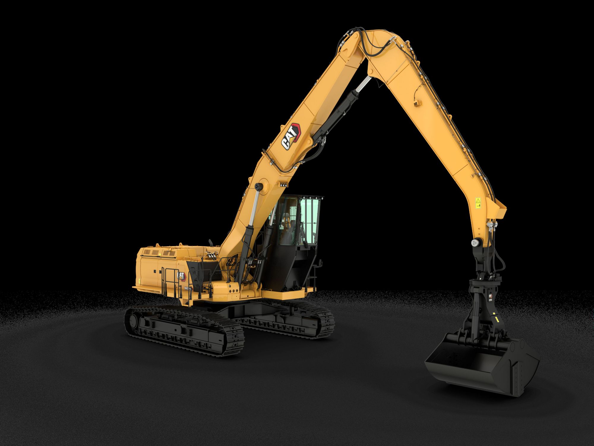 Der neue Cat Umschlagbagger MH3295 setzt neue Maßstäbe