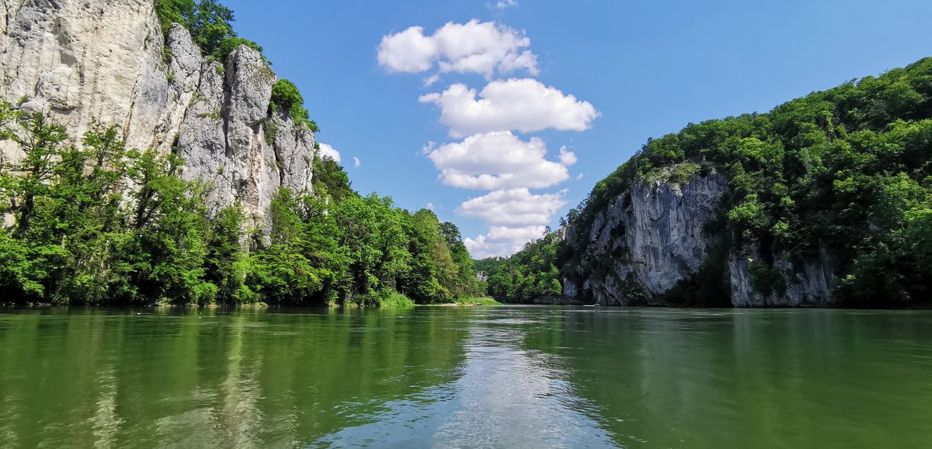 PFAS sind auch in der Donau zu finden Flusswasser der Donau Foto