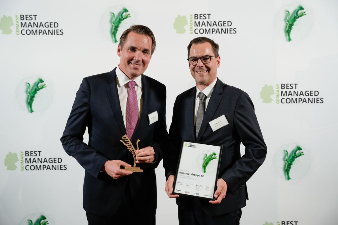 Remmers als Best Managed Company 2026 ausgezeichnet Remmers als Best Managed Company 2026 ausgezeichnet