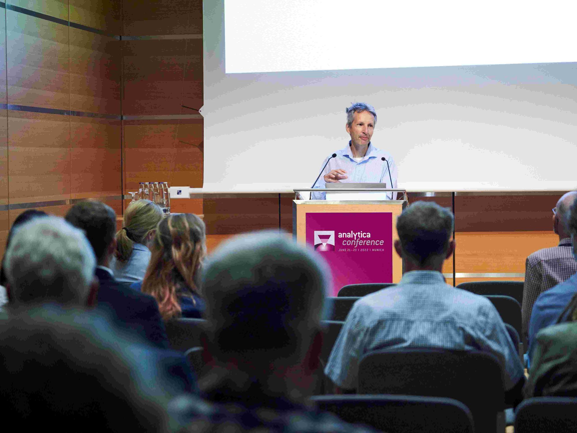 Konferenz zur Analytica: Austausch über Fachgrenzen hinweg Impression von analytica conference 2022