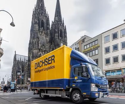 Green Logistics: Emission-free delivery zone: Dachser serves parts of Cologne city center with e-trucks Green Logistics: Emission-free delivery zone: Dachser serves parts of Cologne city center with e-trucks
