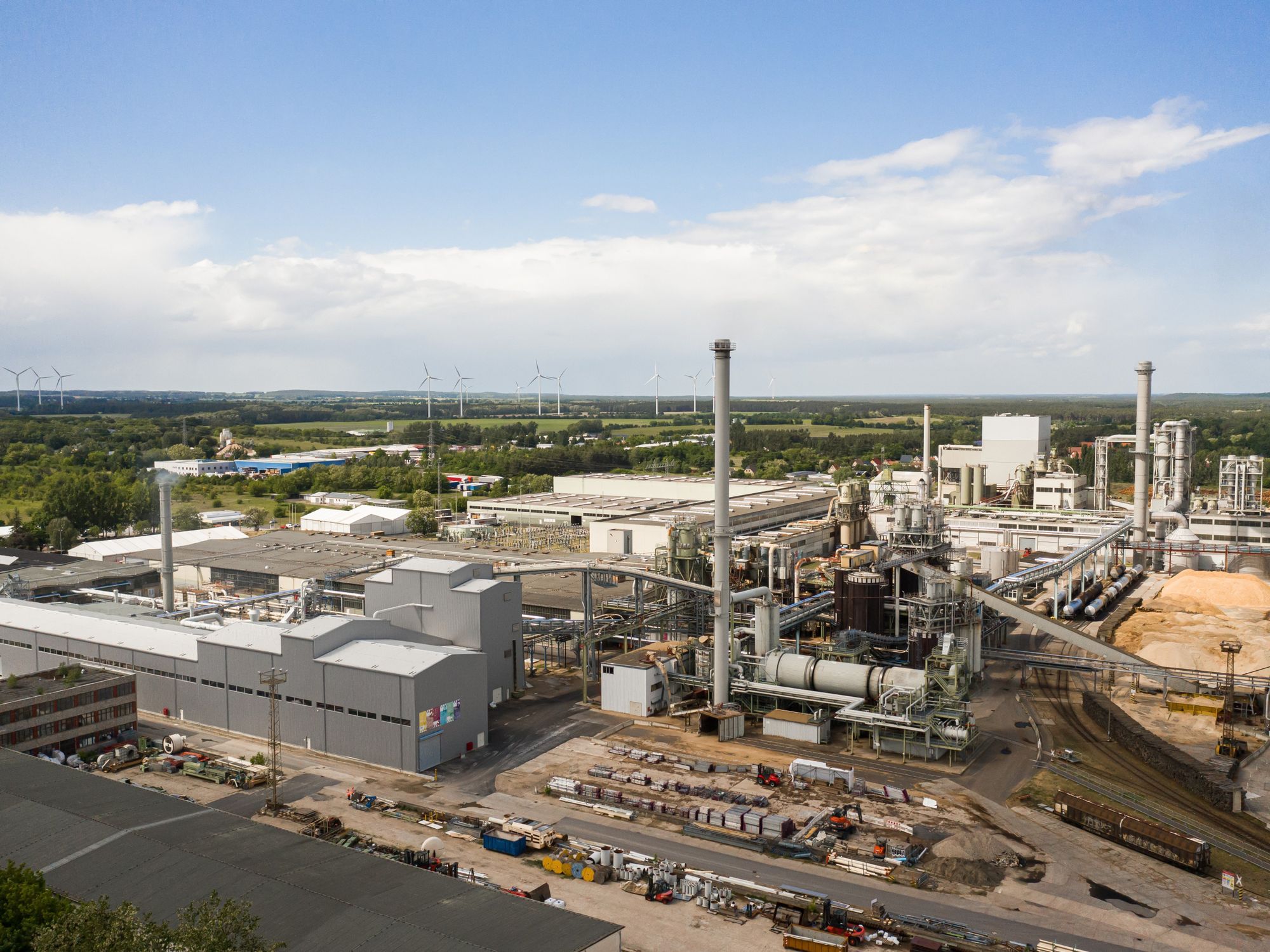 Das Sonae Arauco Werk in Beeskow